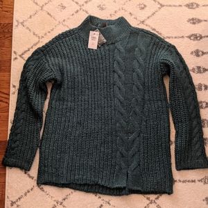Women's Green Maternity Sweater Medium